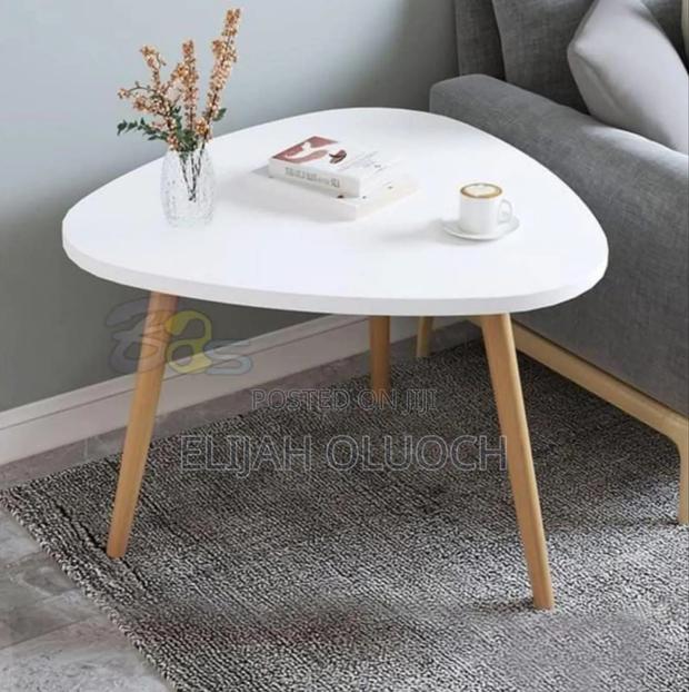 Amazing Shoppee Wood Triangle Side End Table