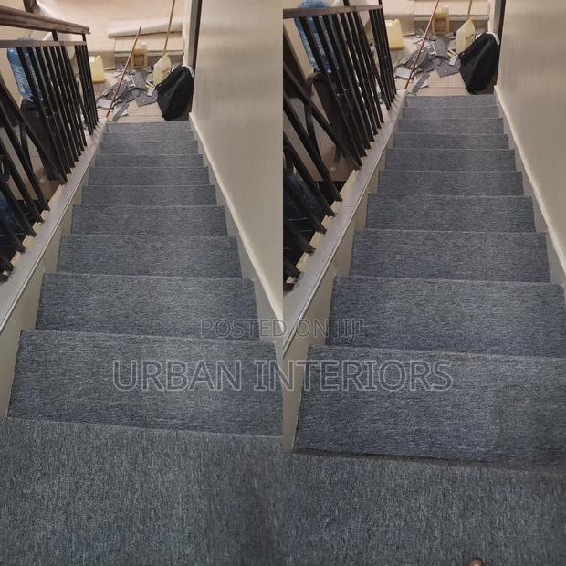 Staircase Carpets Grey Light