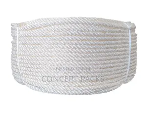 9mm Polythene /Nylon Ply Rope, White. 200m Length Rope-9mm