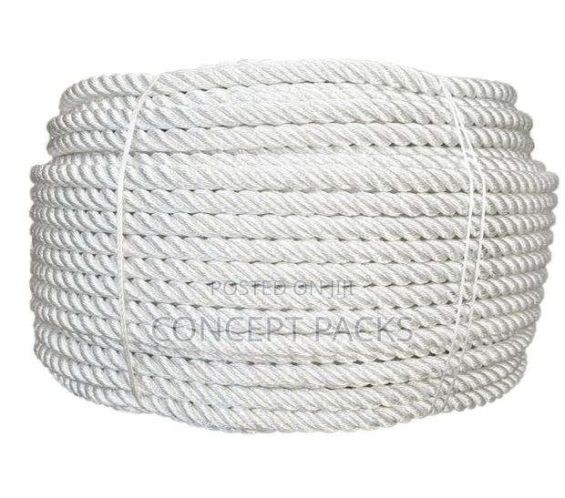 18mm Polythene /Nylon Ply Rope, White. 200m Length Rope-18mm
