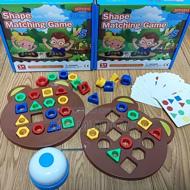 Shape Matching Game Color Sensory Educational Toy - main view