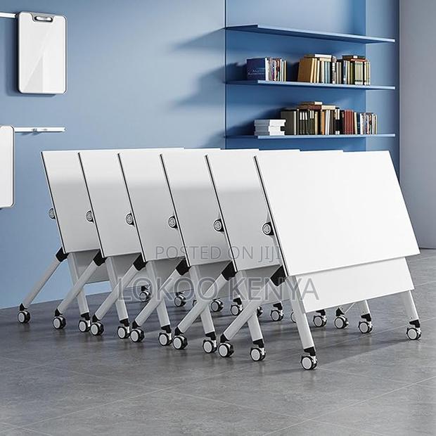 Office Tables:1200mm Movable Foldable Computer Office Table