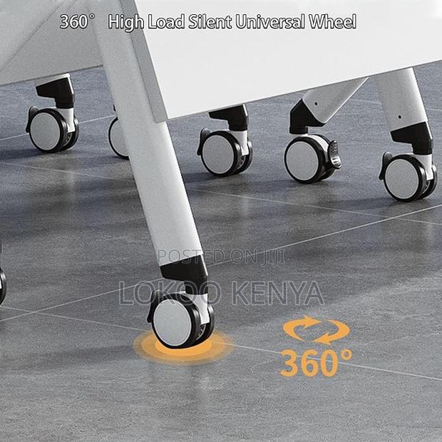 Office Tables:1200mm Movable Foldable Computer Office Table - thumbnail 7