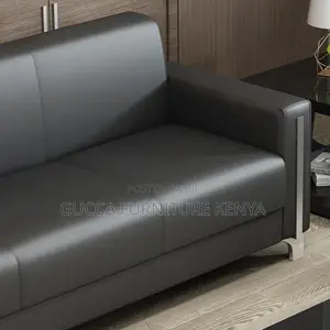 Sofas:5-Seater PU Leather Executive Office Sofa Set