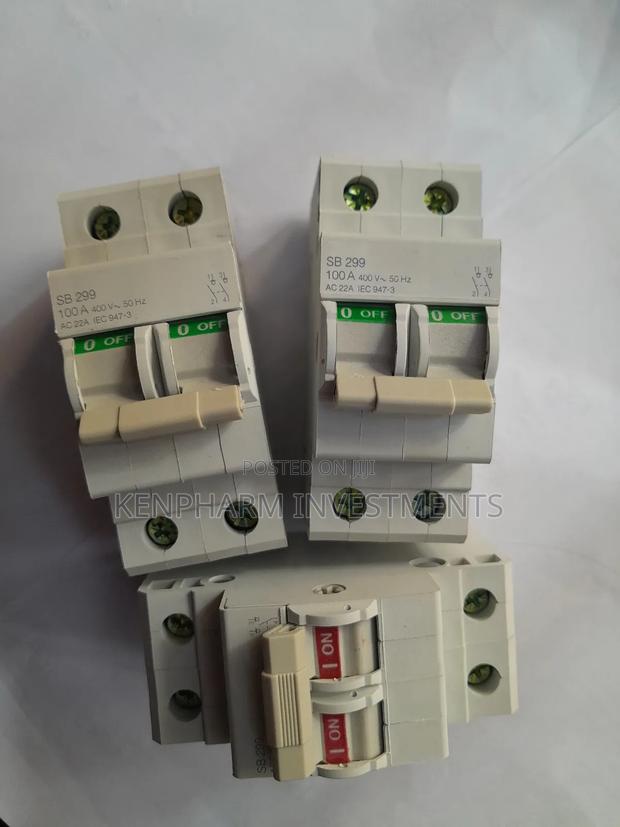 Double Pole 100 Amps; 400V