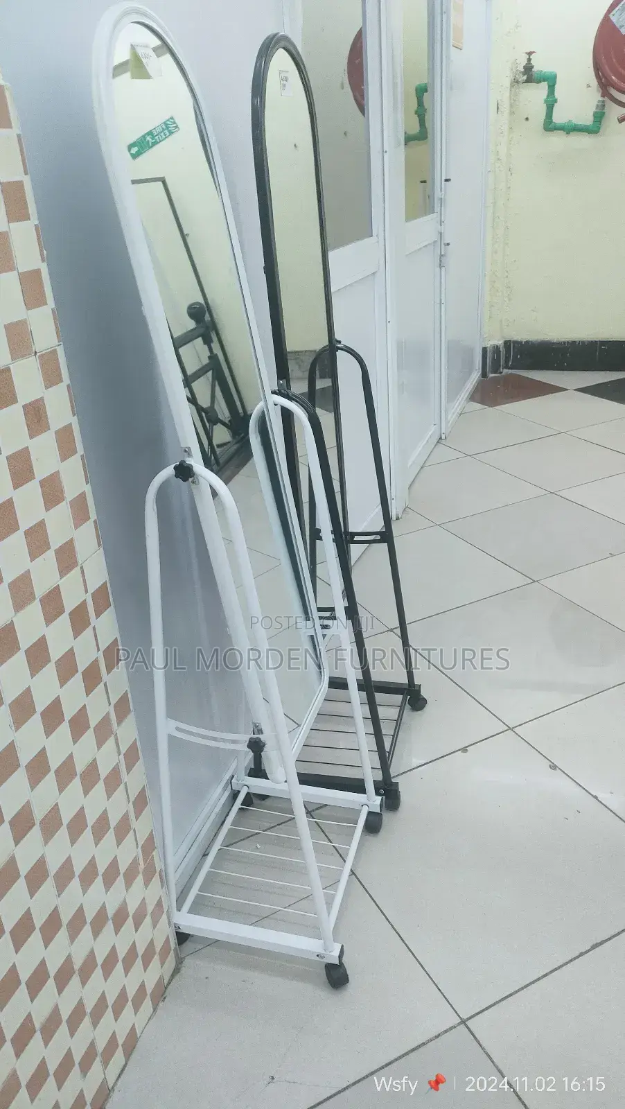 Full Dressing Mirror With Wheels