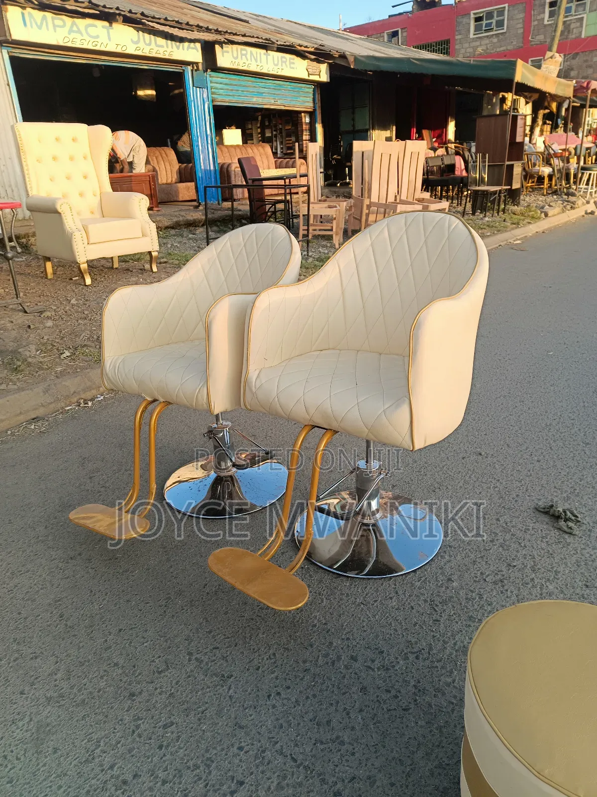 Hydraulic Styling Seats, New Design With Foot Rest 
