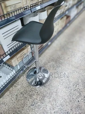 Black Adjustable Height Brand New Swivel Barstool