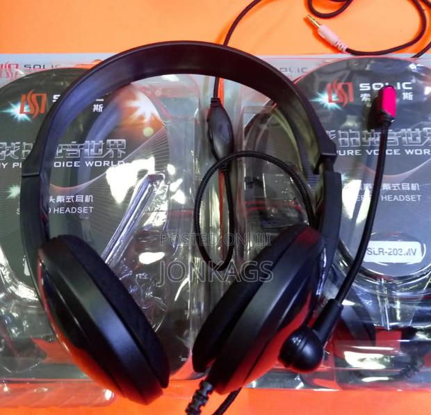 Solic Headphones Solic 203 With External Microphone - main view