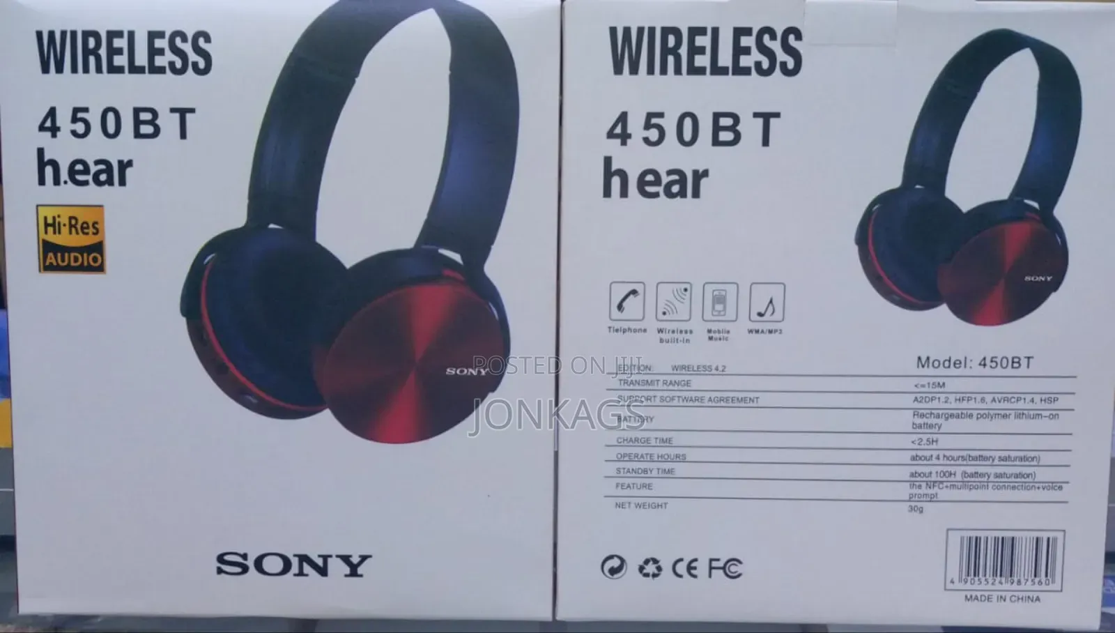 Sony Wireless 450bt