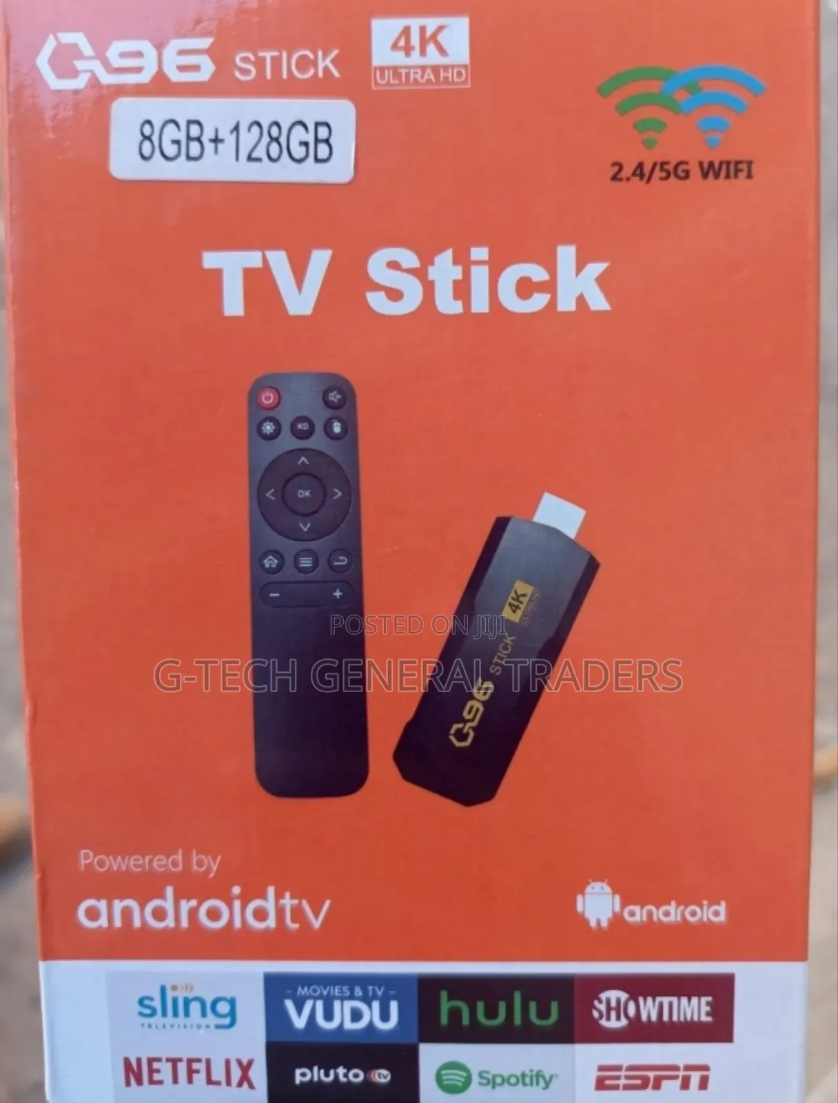 G96 UHD Tv Stick 8gb+128gb for Android Tv