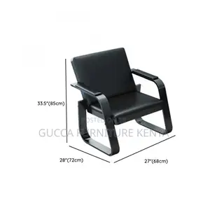 Office Chairs: Kinsuite Leather 5-Seat Reception Office Sofa