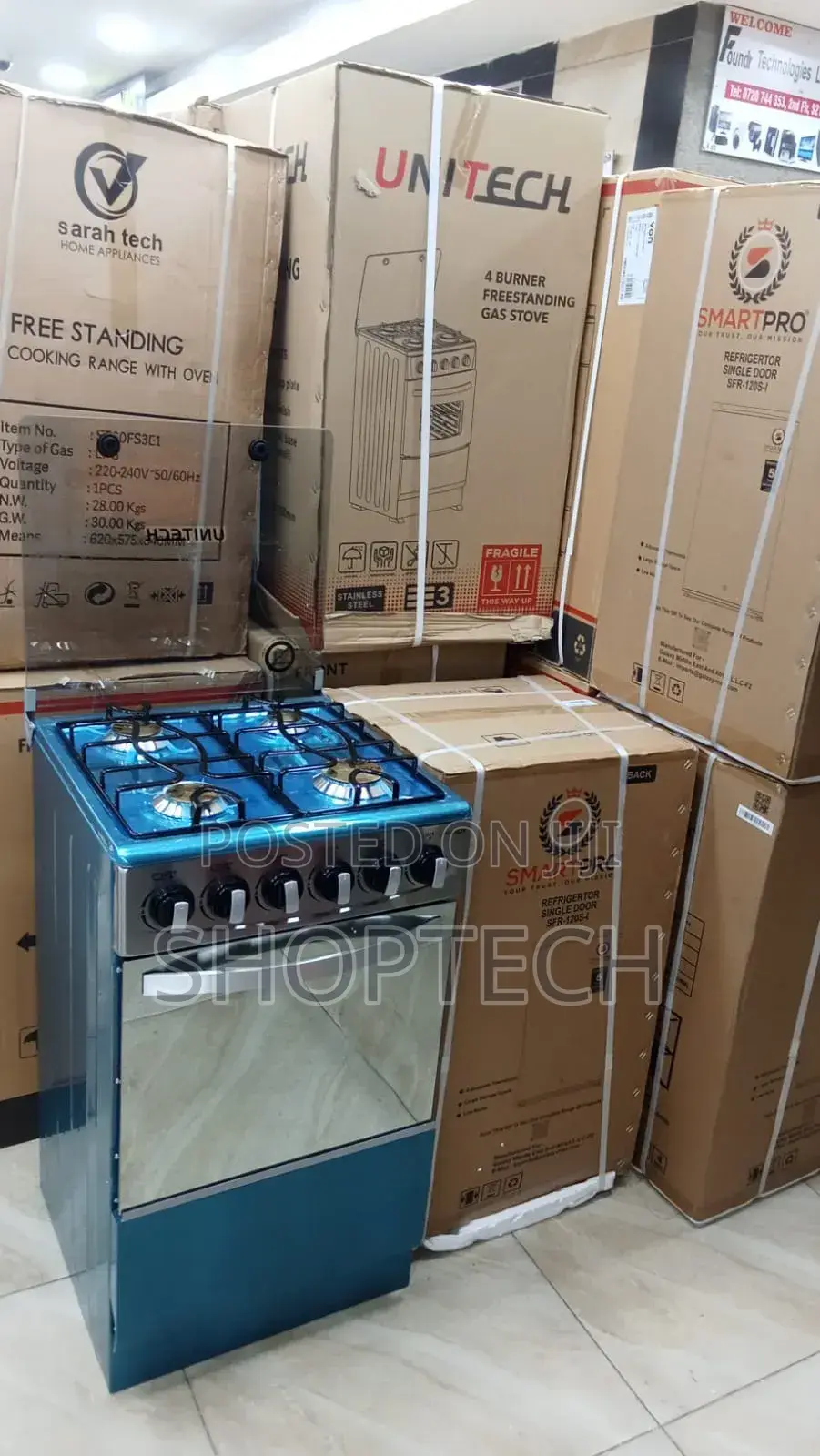 Unitech 4G With Gas Oven