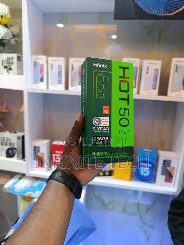 New Infinix Hot 50 Pro 256 GB Blue - thumbnail 3