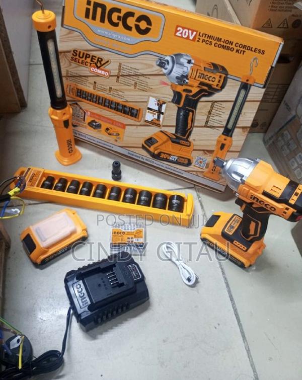Ingco Cordless Impact Wrench + Candle Torch