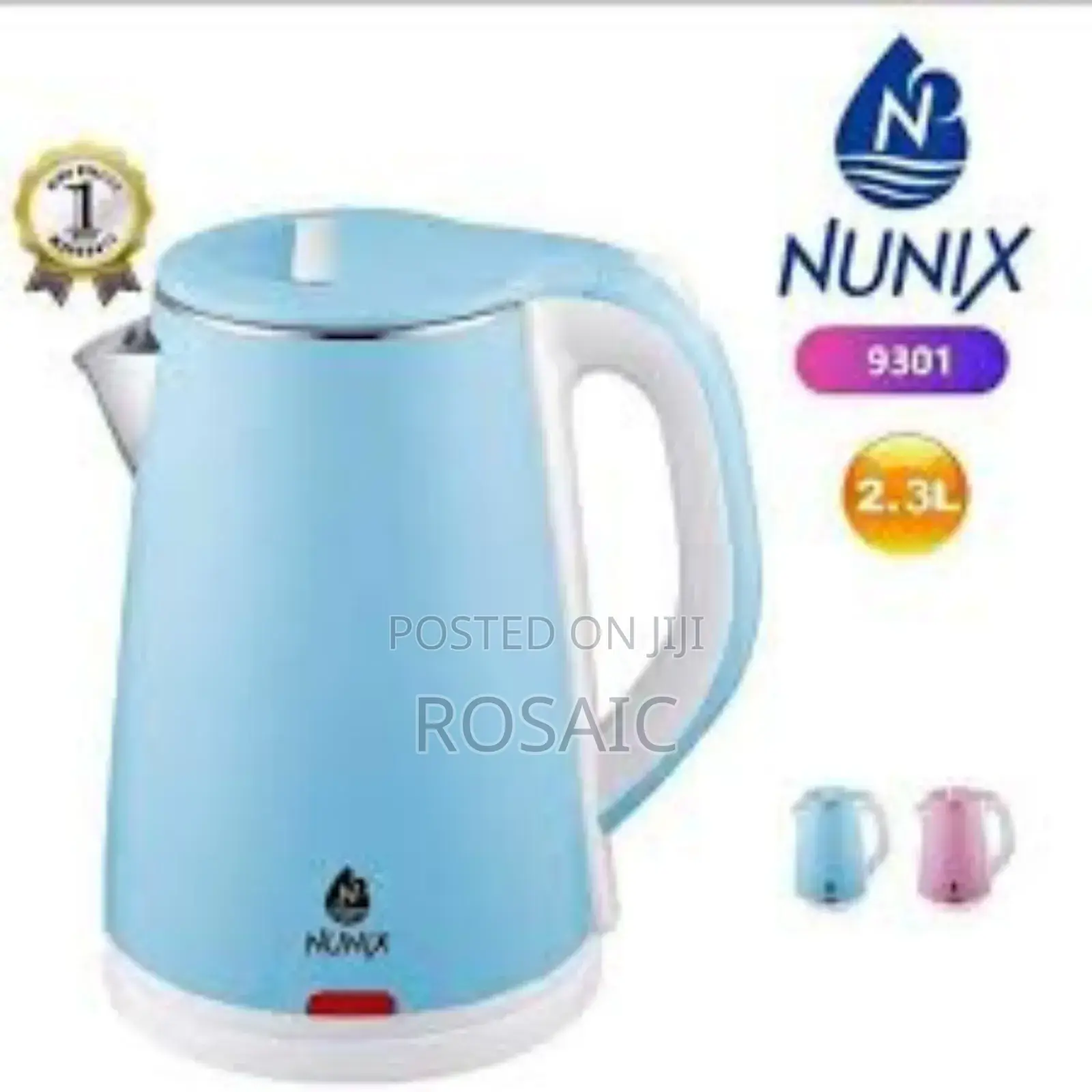 2.3ltrs Plastic Eurochef White Kettle
