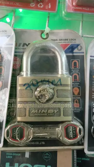 Mindy Lion Hardware Padlock 70mm Made of Hardened Steel Shackle