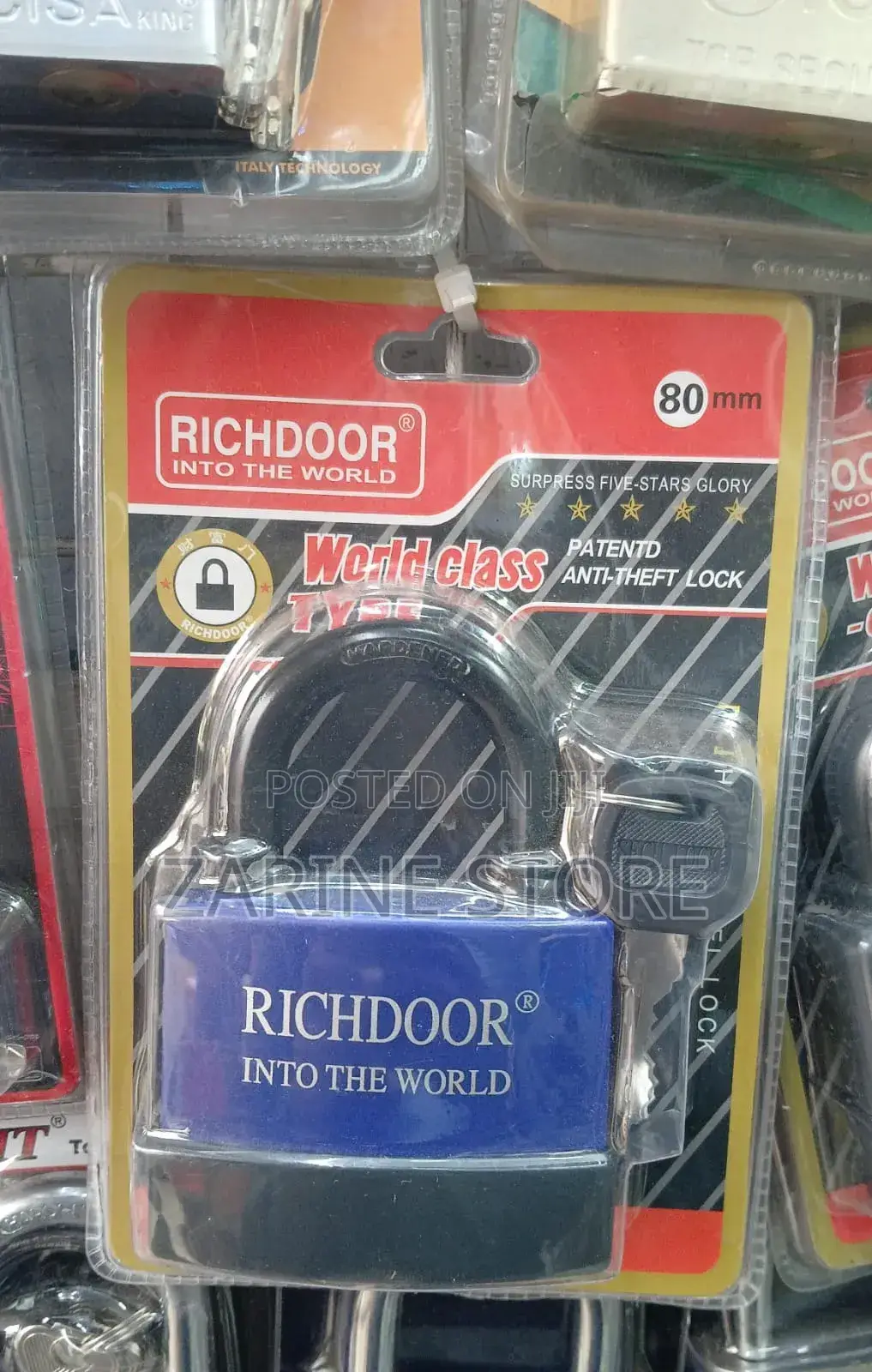 Rich Door Padlock 80mm Water Resistant Heavy Duty Padlock