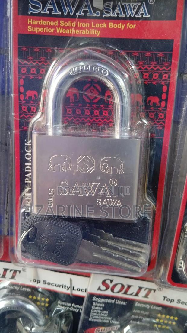 Sawa Padlock 50mm Made of Hardened Steel - main view
