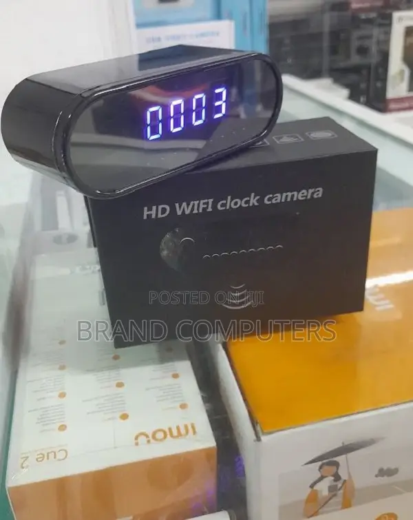 Digital Wi-Fi Table Clock Wireless Camera Hd 4mp