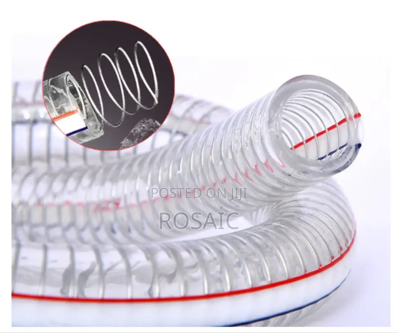 Sunction Pipe Clear Wired 2*30m