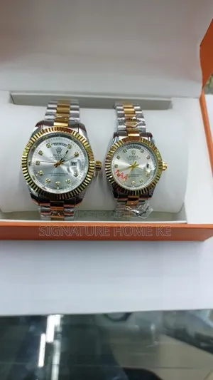 2pcs Rolex Couple Watch Set