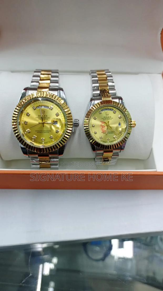 2pcs Rolex Couple Watch Set