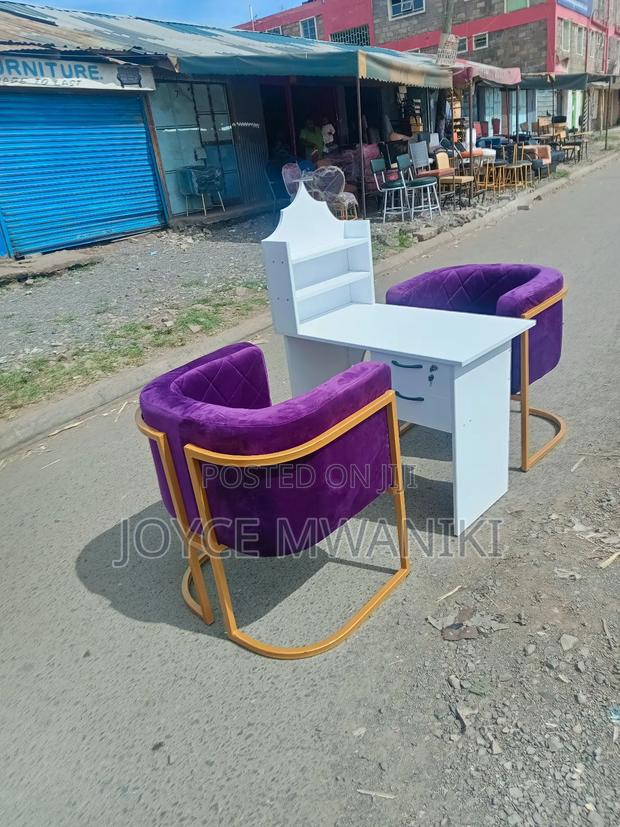 Manicure Set, Purple and White Table - thumbnail 3