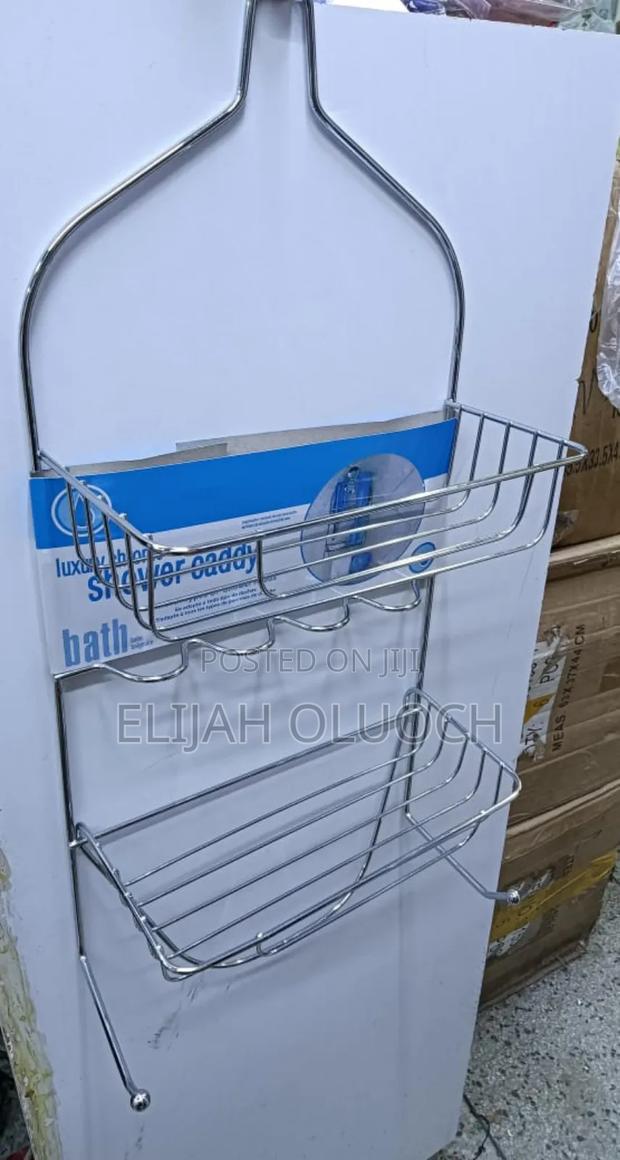 Stainless Steel Bathroom Shower Caddy - thumbnail 3