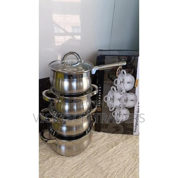 Cookware Set 8 Pieces Edenburg EB-3717 Stainless Steel