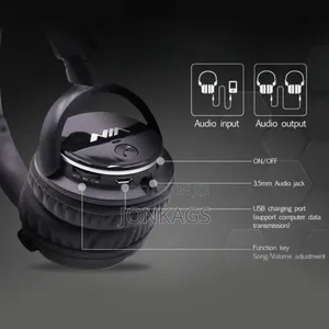 NIA Q1 Wireless Stereo Music Wired Earphone With Mic