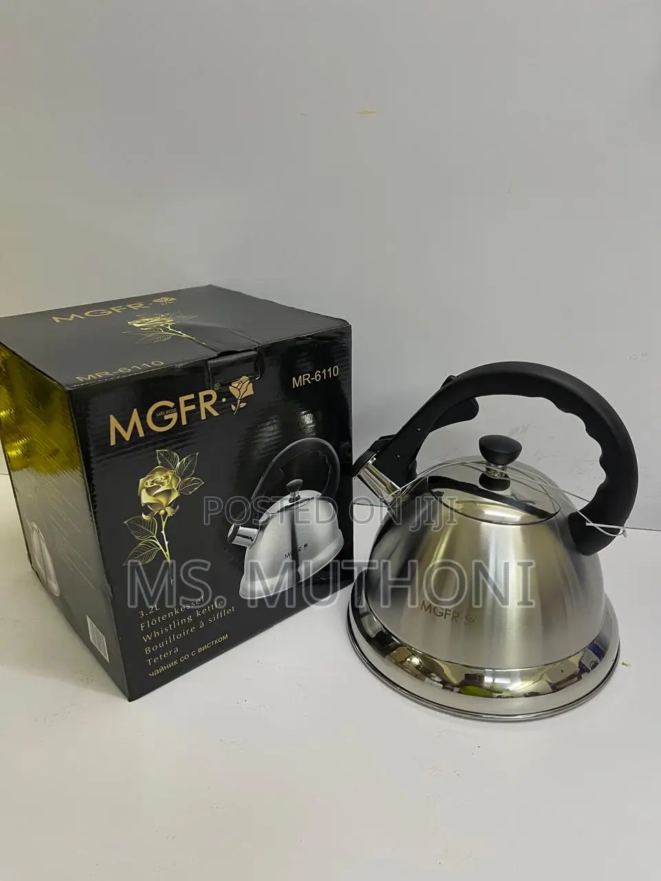 Stainless Steel WHISTLING KETTLE Now Available