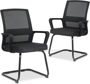 Guest Side Chair With Upholstered Seat Lumbar Support