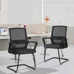 Guest Side Chair With Upholstered Seat Lumbar Support