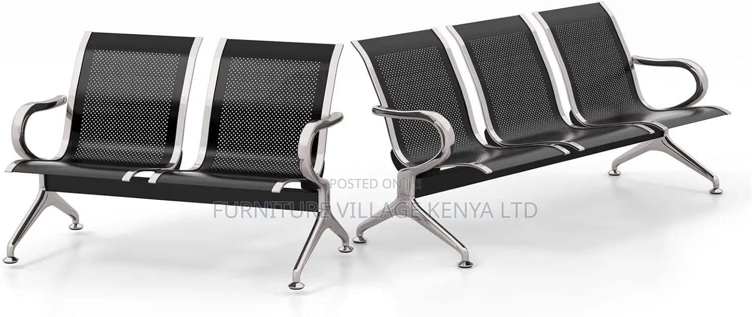 Office Benches; 3-Seater Non-Padded Reception Bench