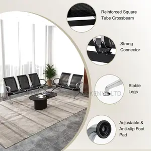 Office Benches; 3-Seater Non-Padded Reception Bench