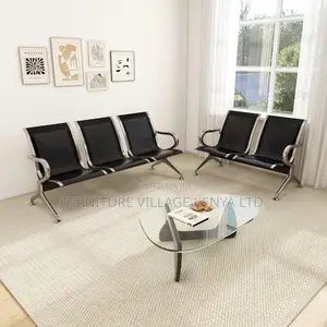 Office Benches; 3-Seater Non-Padded Reception Bench