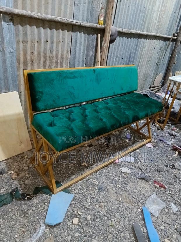 Waiting Bench, 3 Seater Green  - thumbnail 2
