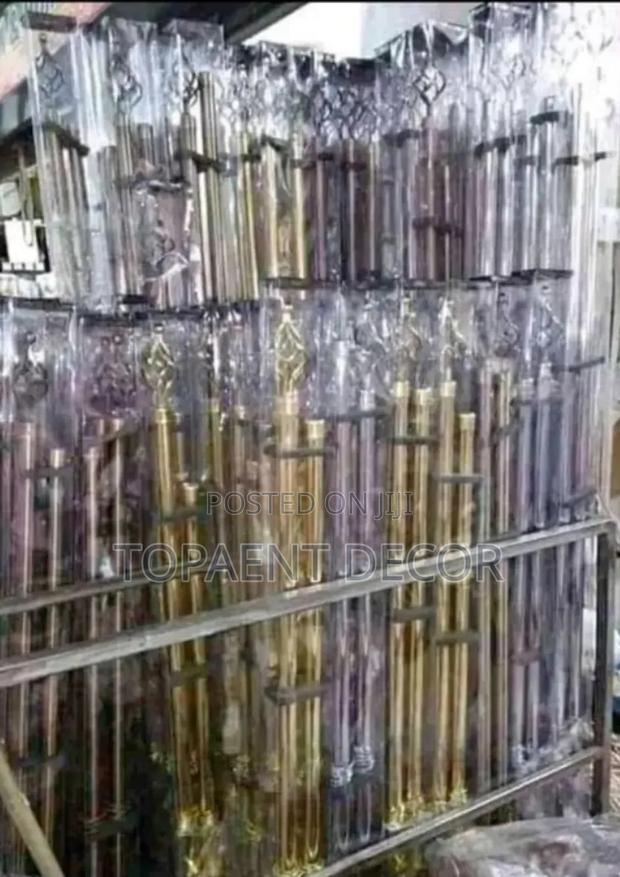 3m and 4m Double Adjustable Window Curtain Rods - main view