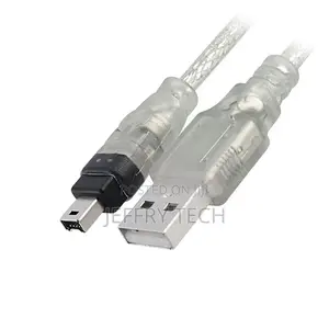Ieee 1394 4 Pole Plug Firewire to USB 2.0 Plug Sync Cable A