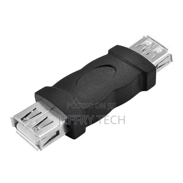 USB Adapter Cable Connector Double Coupling Socket a Female