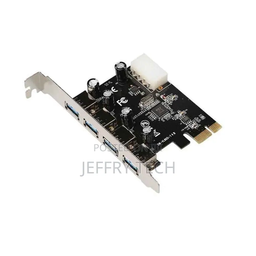 PCI Express Card With 4 X USB 3.0 External Type a Jacks Expa