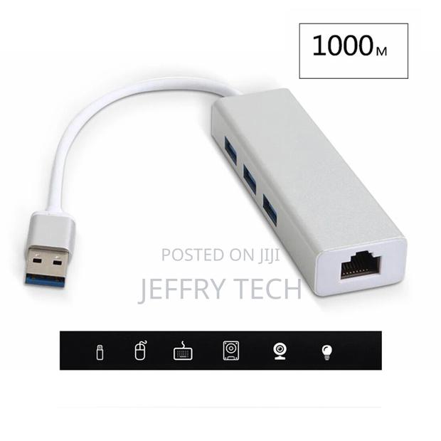 P66C USB Ethernet Adaptateur Moyeu USB 3.0 - main view