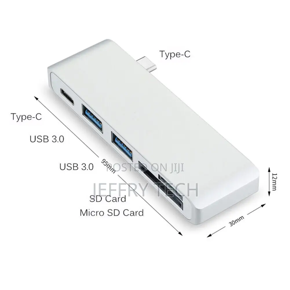 USB 3.1 Typ-C Moyeu + SD / MICROSD Lecteur,