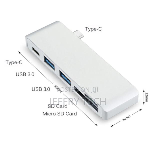USB 3.1 Typ-C Moyeu + SD / MICROSD Lecteur, - thumbnail 3