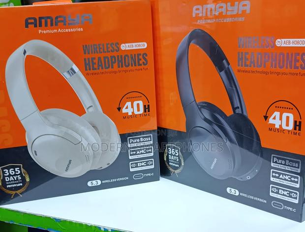 Amaya AEB-H360D Over-Ear Wireless Bluetooth Headphones