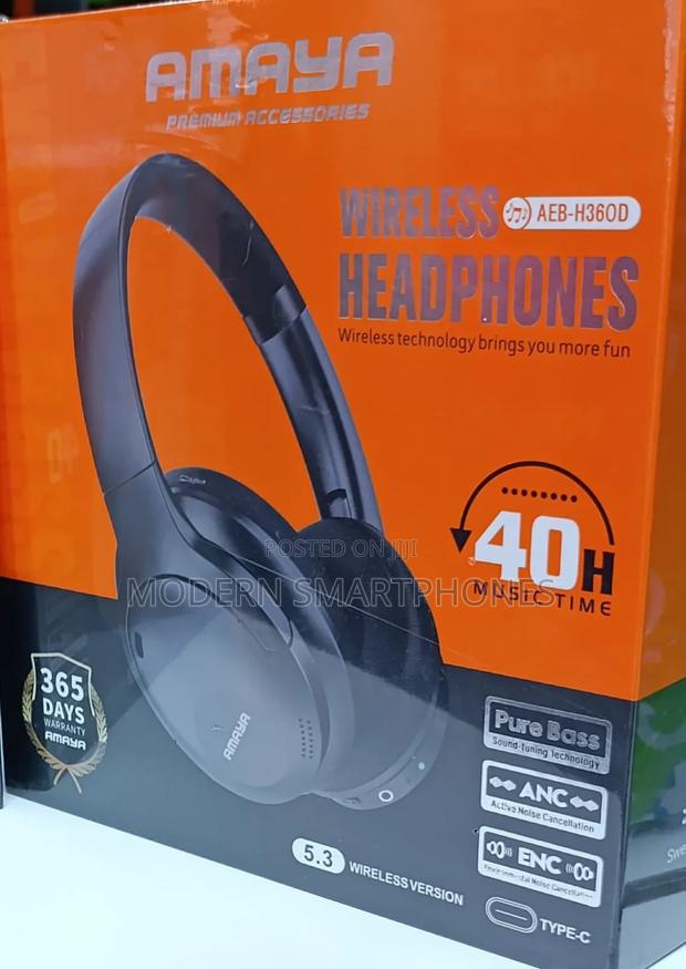 Amayaover-Ear Wireless Bluetooth Headphones - main view