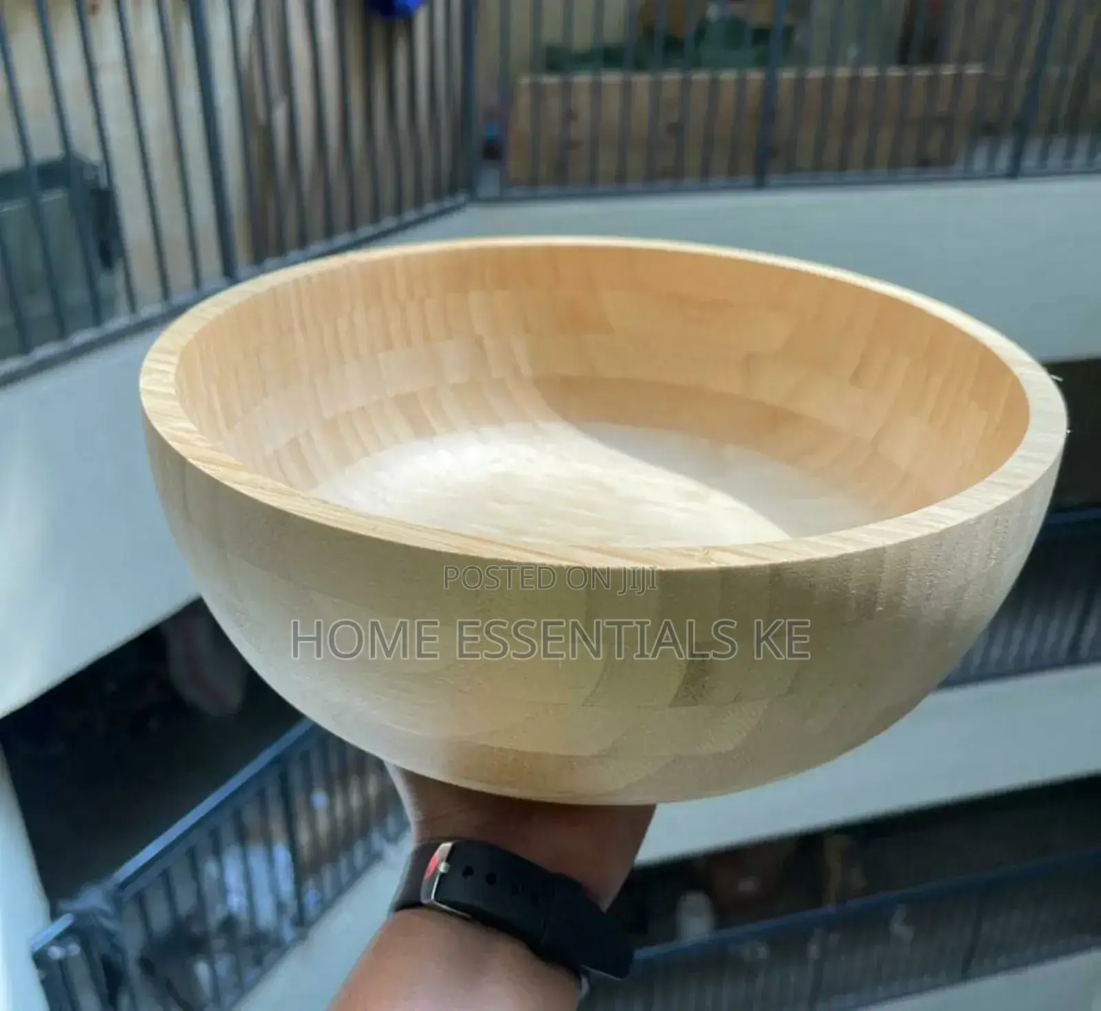 4L Wooden Dough Basin Salad Bowl
