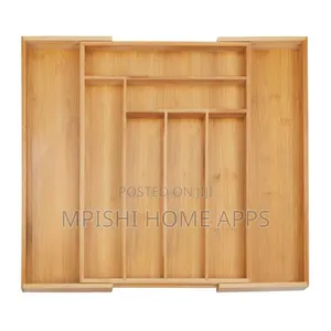 Expandable Bamboo Drawer Organizer