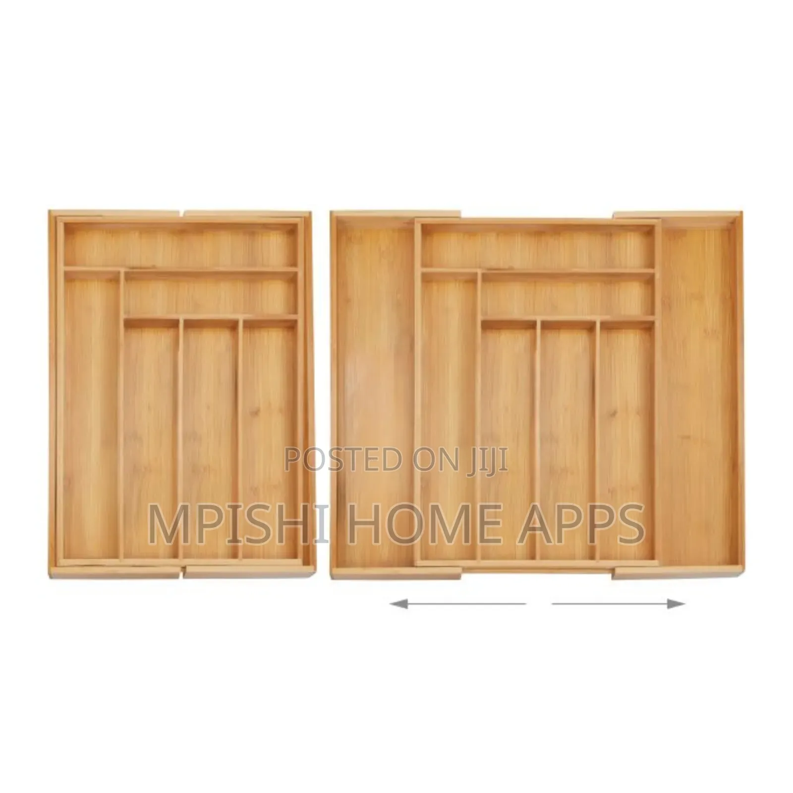 Expandable Bamboo Drawer Organizer